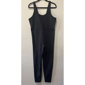 We Wore What Scoop Tank Jumpsuit Women’s XL Black Minimalist‎ Revolve